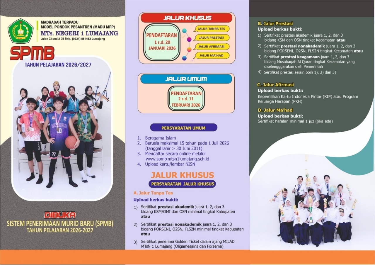 SISTEM PENERIMAAN MURID BARU (SPMB) T.P. 2026/2027